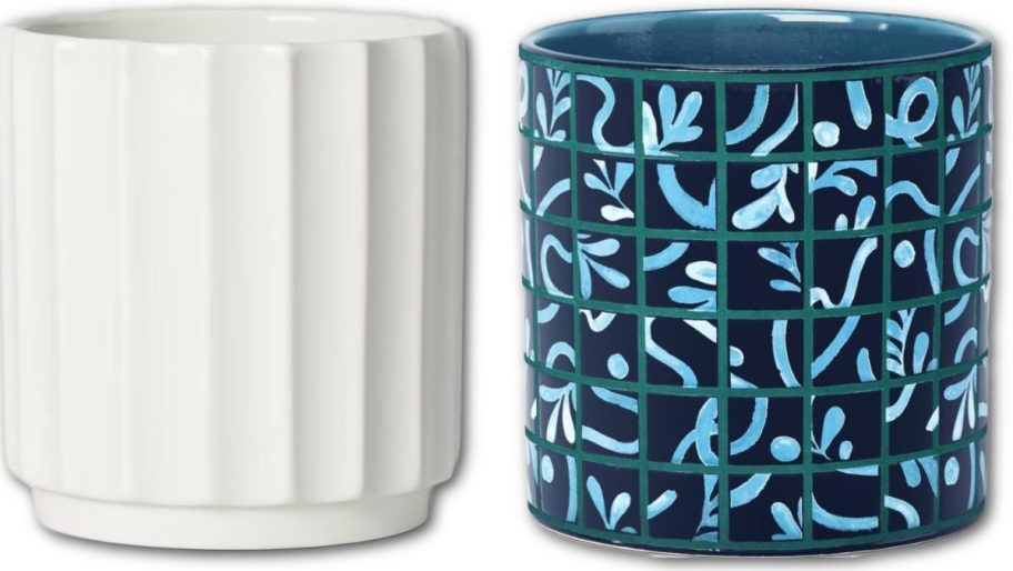 Stock images of two Target Threshold Planters