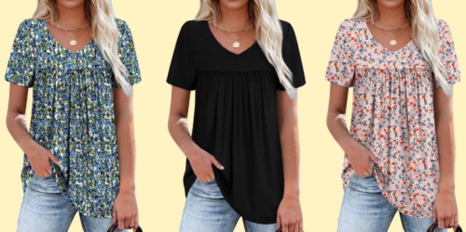 Women’s Tops Only $5.99 on Amazon (Includes Plus-Sizes)