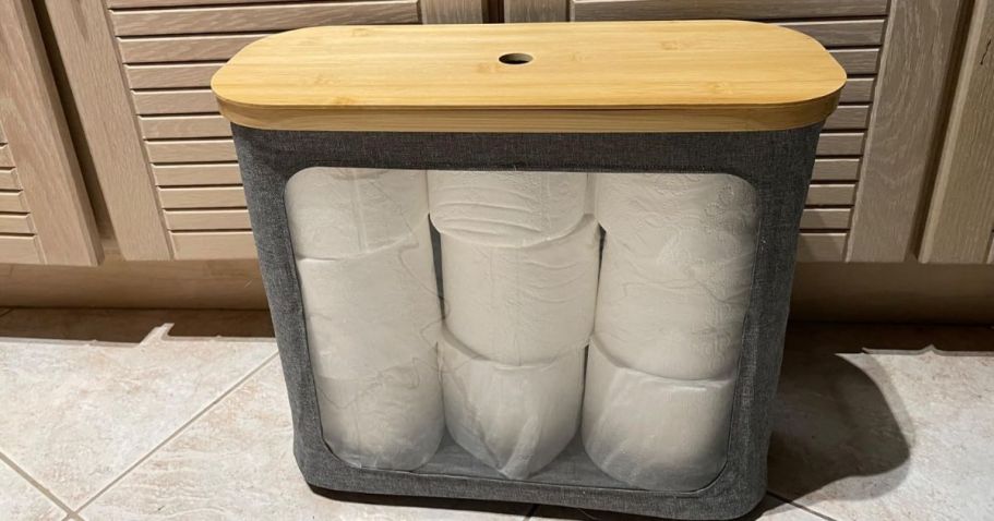 Toilet Paper Storage Basket Only $10.79 on Amazon (Reg. $24)