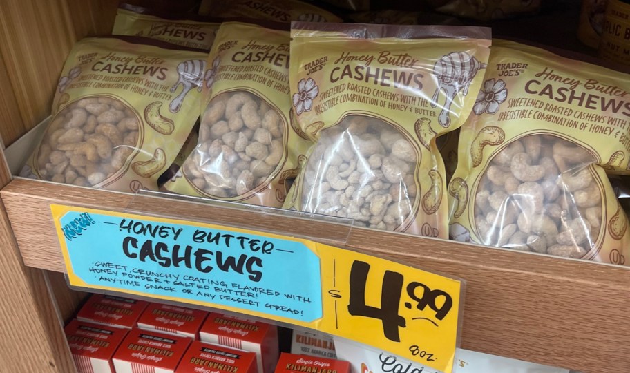 Trader Joes Honey Butter Cashews