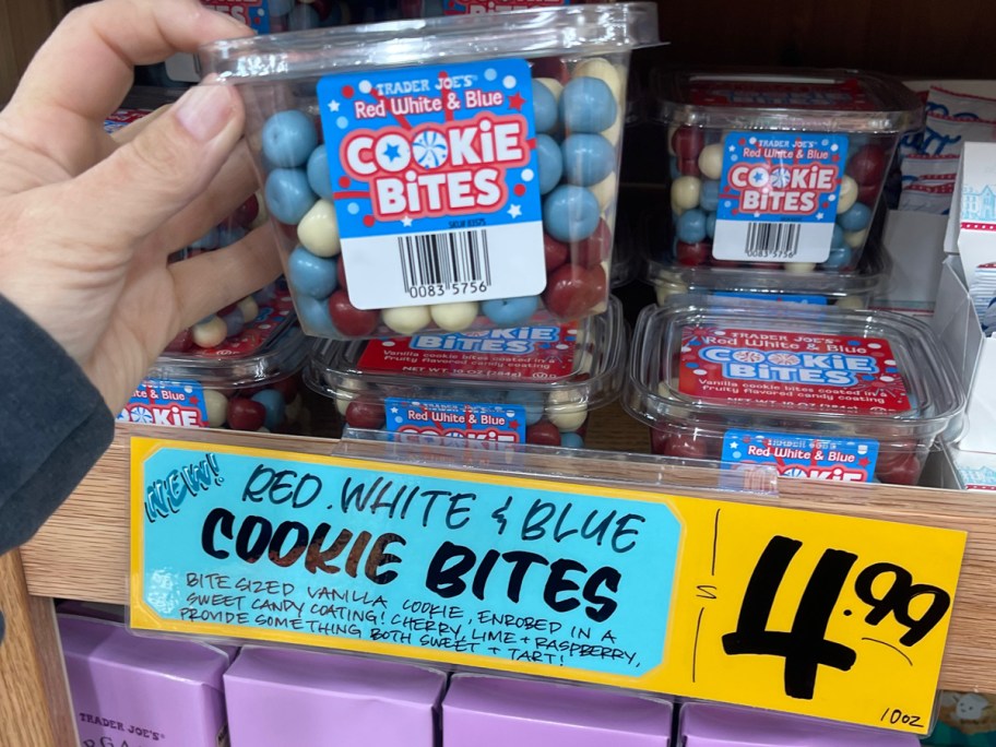 Trader Joes Red White & Blue Cookie Bites