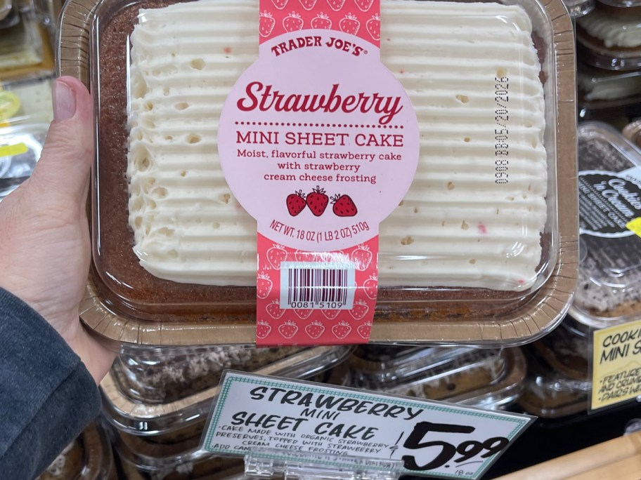 Trader Joes Strawberry Mini Sheet Cake