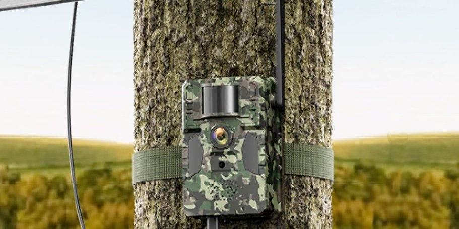 Waterproof Cellular Trail Camera Just $29.99 Shipped on Amazon | Includes Solar Panel