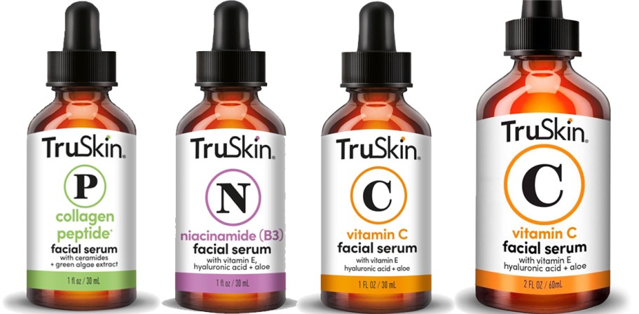 4 bottles of TruSkin Serum