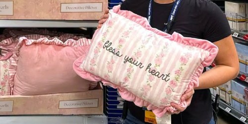 These Adorable Ruffled Throw Pillows Are Under $15 at Walmart