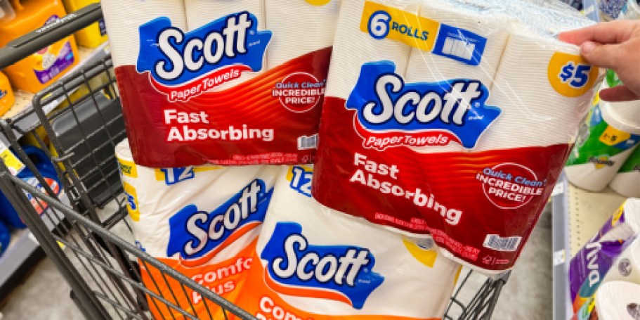 Scott Toilet Paper 12-Packs & Paper Towel 6-Packs Just $2.25 Each After Walgreens Cash