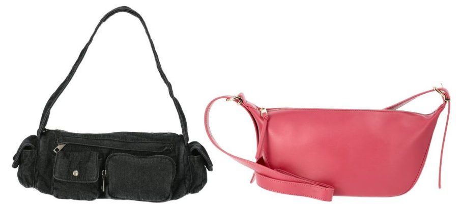 two different color walmart bags 