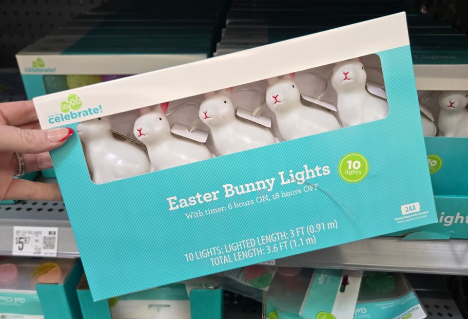 Way To Celebrate Easter Bunny Lights