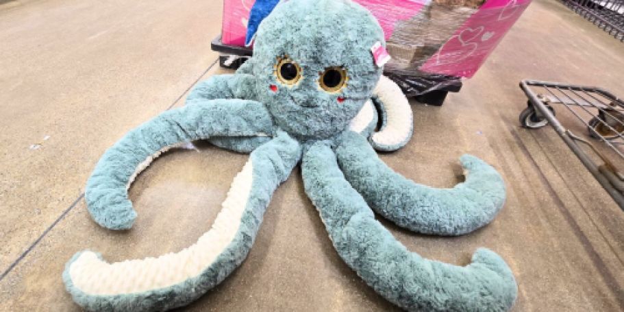Go Big for Valentine’s Day with Walmart’s Jumbo Plush Finds