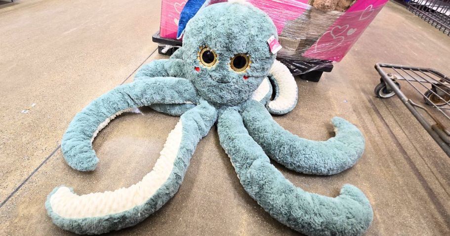 Go Big for Valentine’s Day with Walmart’s Jumbo Plush Finds