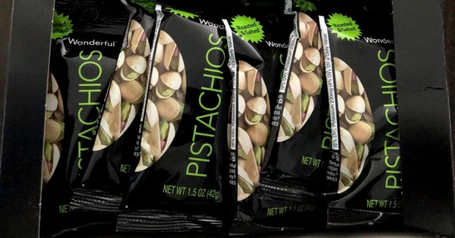 Wonderful Pistachios 1.5oz 9-Pack Only $6 Shipped on Amazon