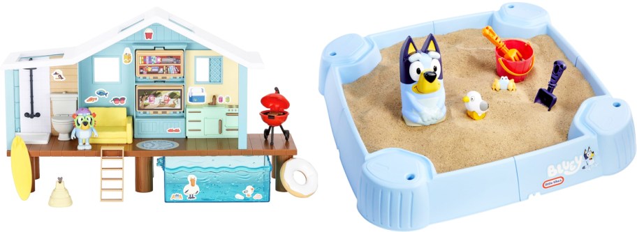 bluey playset and sand box