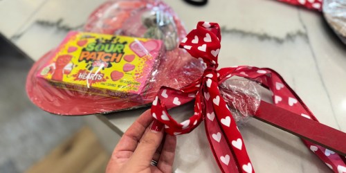 Make Adorable Valentine Candy Gifts Using Dollar Tree Heart Stakes