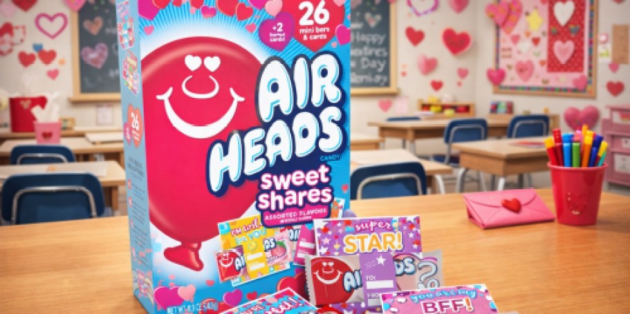 Airheads Valentine’s Day Exchange Cards 26-Pack Just $3.74 Shipped on Amazon