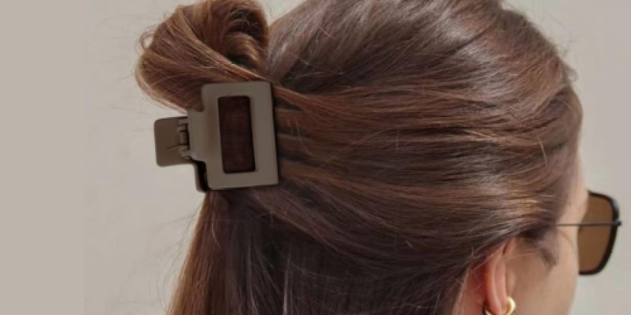 Small Claw Clips 8-Pack Only $4.99 on Amazon (Reg. $15)