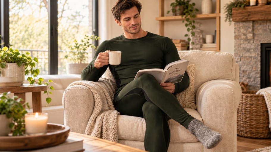 Men’s Thermal Long Underwear Set Just $9.99 on Amazon (Reg. $24)