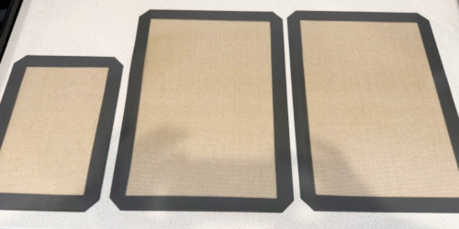 Silicone Baking Mat 3-Piece Set Only $6.99 on Amazon (Reg. $10)