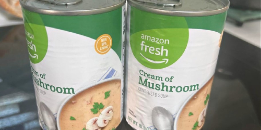 Amazon Fresh Soup Just 55¢ Shipped (Chicken Noodle, Tomato, & More!)