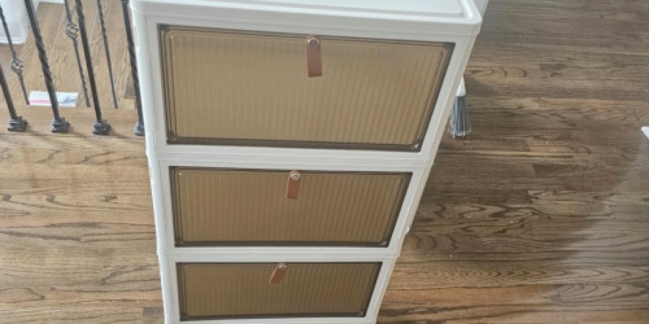 Rolling 4-Tier Stackable Storage Bin Only $19.95 Shipped on Amazon (Reg. $49)