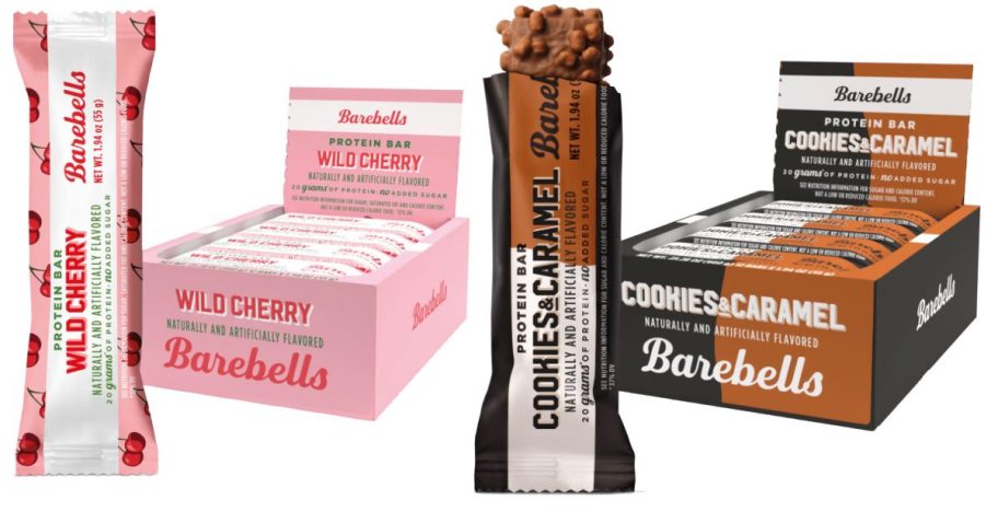 wild cherry and caramel protein bars