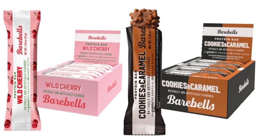 wild cherry and caramel protein bars