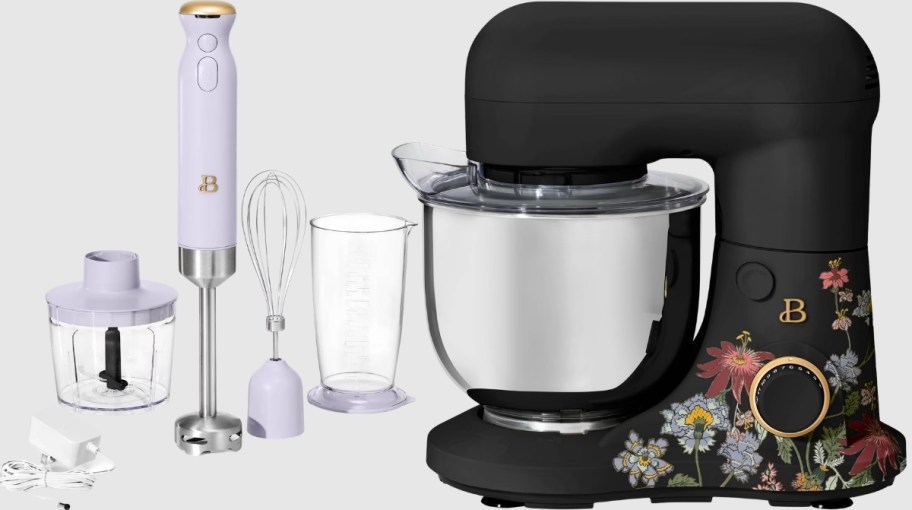immersion blender, tilt head stand mixer