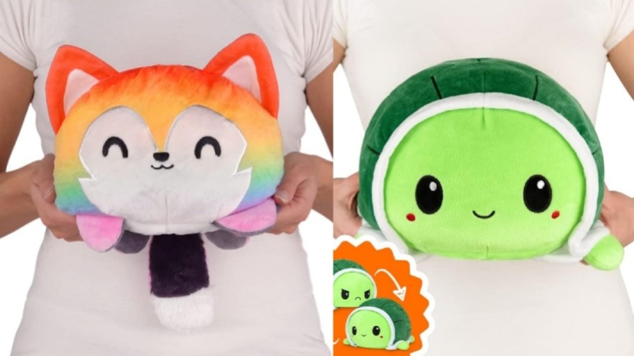fox and turtle larget teeturtle plush
