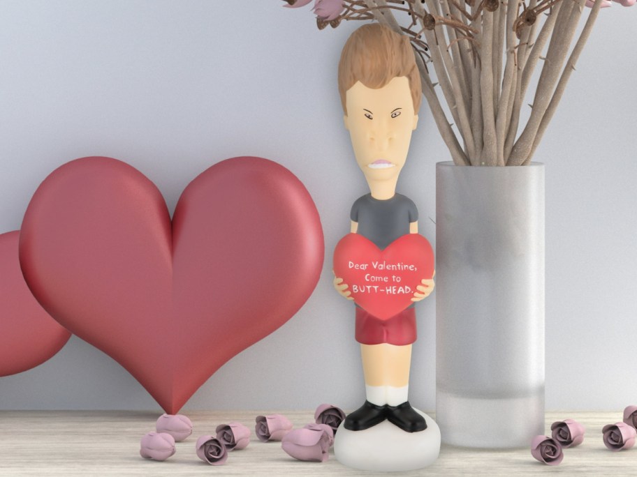 A Butthead Valentine's blow mold.