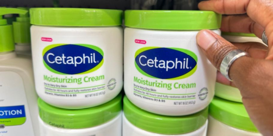 TWO Cetaphil Moisturizing Creams Only $14.71 Shipped on Amazon (Reg. $27)