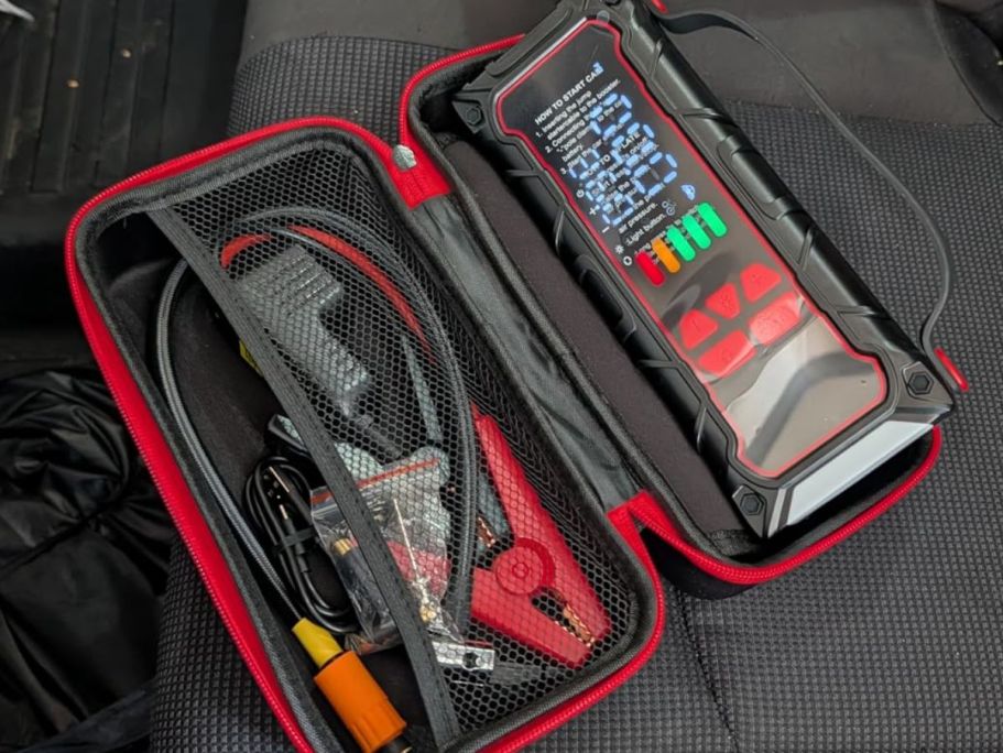 Portable Jump Starter w/ Air Compressor Just $27.49 Shipped on Amazon (Reg. $90)