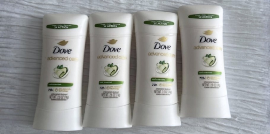 Dove Deodorant 4-Pack Only $12.58 Shipped on Amazon (Reg. $24.33)