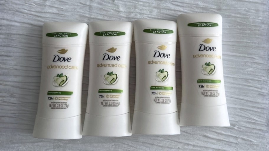 Dove Deodorant 4-Pack Only $12.58 Shipped on Amazon (Just $3.14 Each)