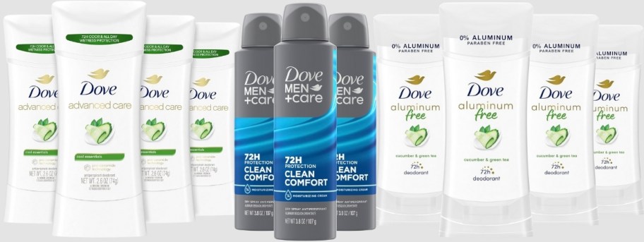 3 deodorant multipacks