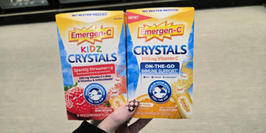 TWO Emergen-C Crystals 28-Count Boxes Only $13.59 on Walgreens.com ($32 Value)