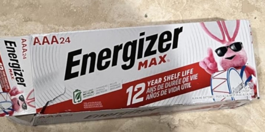 Energizer MAX AAA Batteries 24-Pack Just $7.71 on Amazon