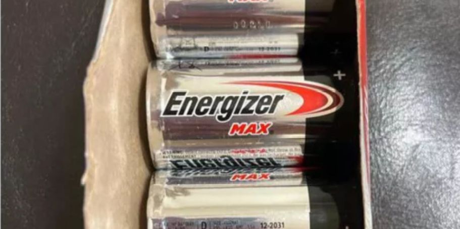 Energizer MAX D Alkaline Batteries 8-Pack Only $6.99 Shipped (Reg. $17)
