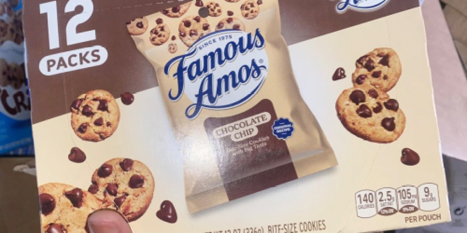 Famous Amos Chocolate Chip Cookies 12-Pack Only $5 Shipped on Amazon