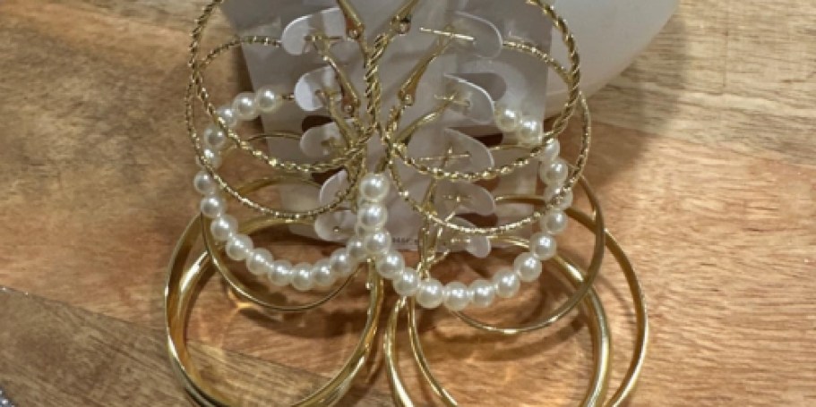 Women’s Hoop Earrings 12-Pack Only $5.43 on Amazon