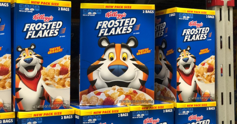 Giant Kellogg’s Frosted Flakes Box Just $5.88 Shipped on Amazon