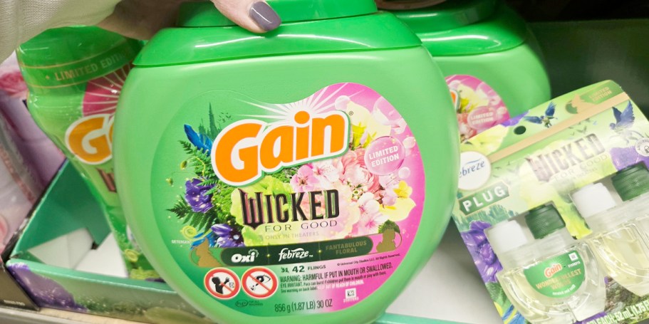FOUR Gain Flings 42-Counts UNDER $22 Shipped on After Cash Back on Amazon