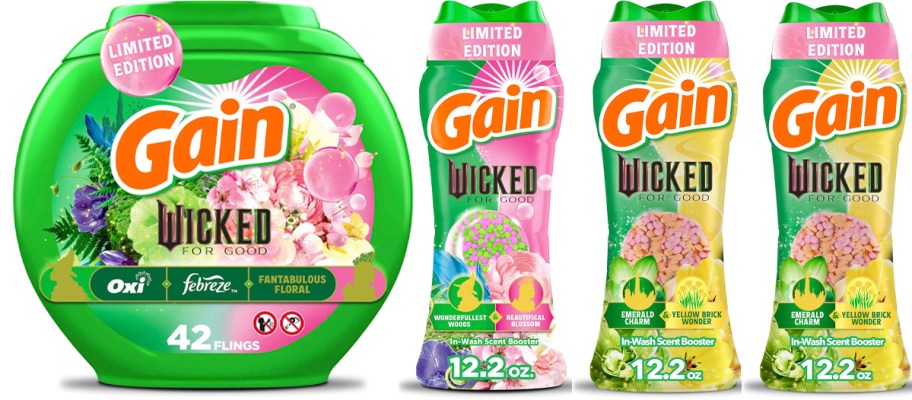 gain flings and three scent boosters