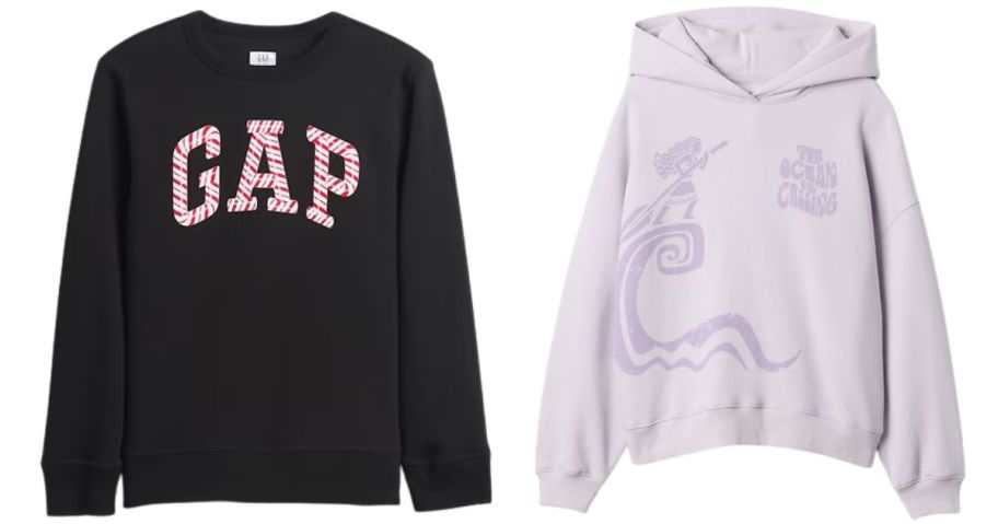 two gap sweatshirts