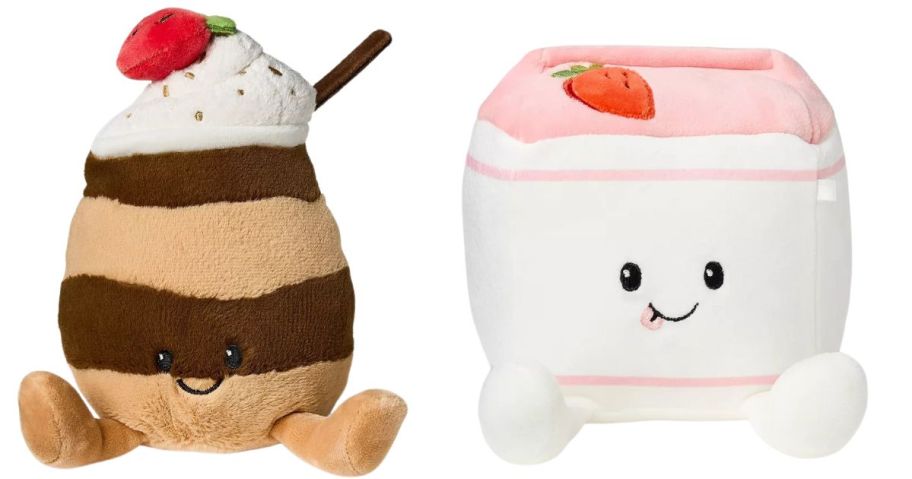 two gigglescape plushies