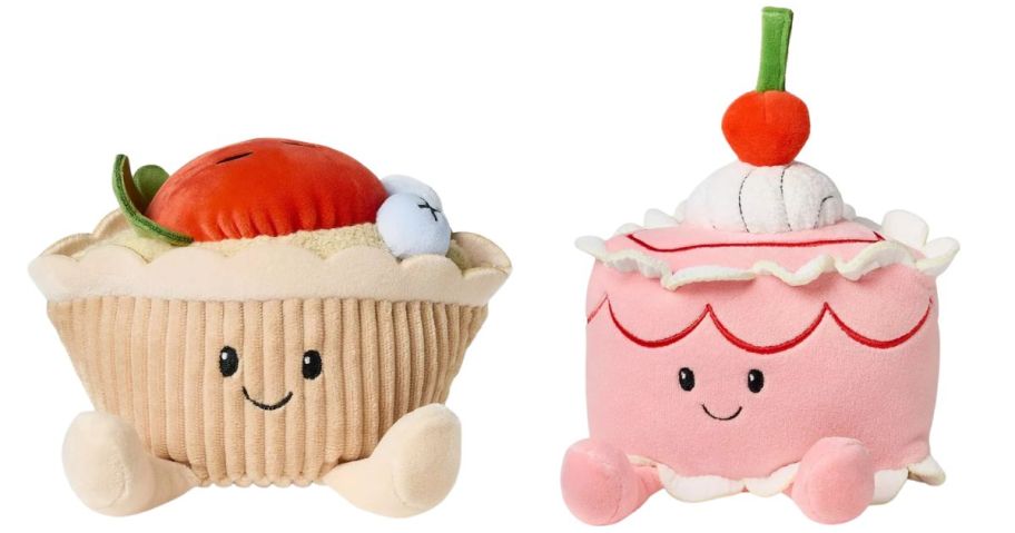 two gigglescape plushies