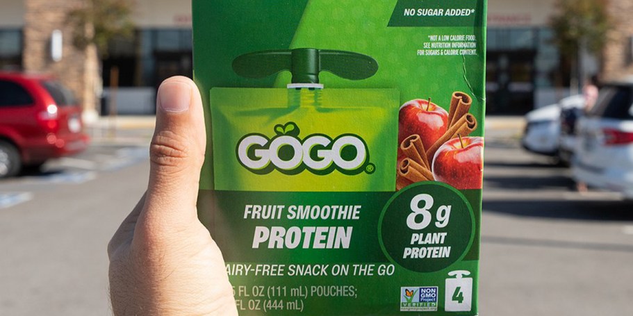 NEW GoGo Protein Pouches 4-Pack Only $4.97 After Walmart Cash