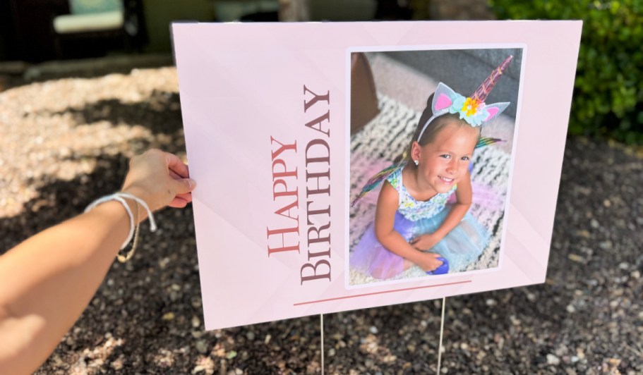 Planning a Party? Custom Yard Signs Are Just $12 at Walgreens!