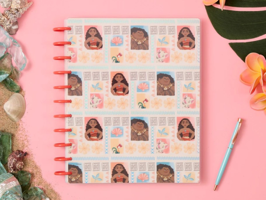 A Disney Moana Happy Planner.