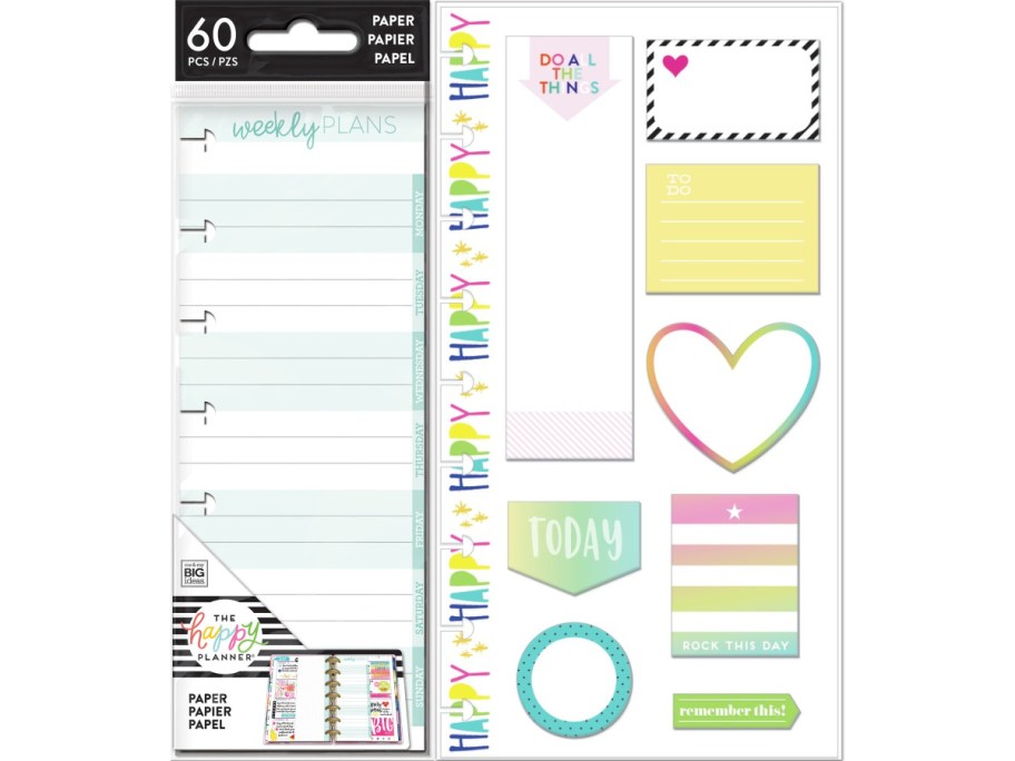 Two notepads from Happy Planner.