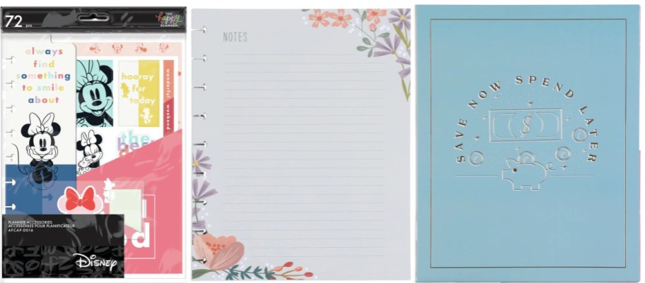 Various Happy Planner accessories.