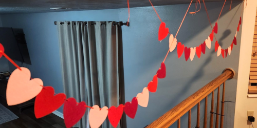 Valentine’s Day Heart Garland Just $4 on Amazon